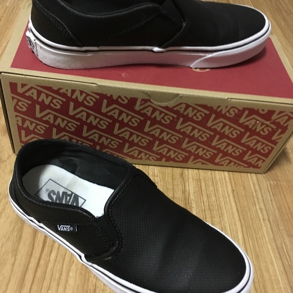 poshmark vans slip ons